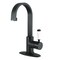 Fauceture LS8210DPL Paris Single-Handle Bathroom Faucet W/Deck Plate & Drain, Blk LS8210DPL - alternate 1